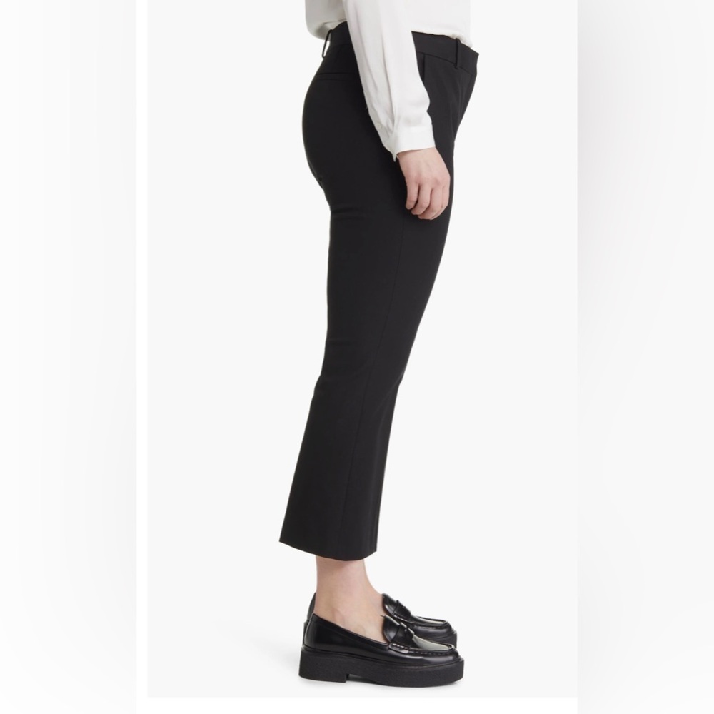 FRAME Le Crop Mini Boot Trousers Black Plus Size , size 16 - Picture 9 of 16